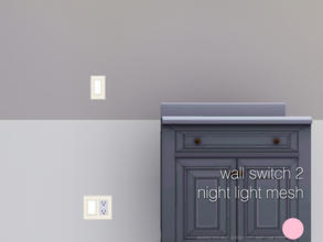 Sims 3 — Wall Switch 2 Nightlight Lamp Mesh by DOT — Wall Switch 2 Nightlight Lamp Mesh Lamps by DOT of The Sims Resource