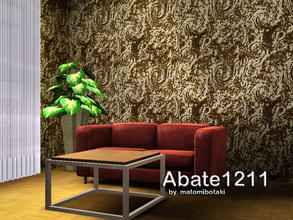 Sims 3 — Abate1211 by matomibotaki — Abstract pattern in orange and light yellow, 2 channel, to find under Abstract.