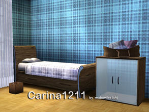 Sims 3 — Carina1211 by matomibotaki — Geometric pattern in orange, blue and turquise, 3 channel, to find under Geometric.