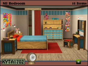 Sims 3 — Sil-set : bedroom by Kyta1702 — A small bedroom for your simmies.