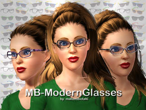 Sims 3 — MB-ModernGlasses by matomibotaki — Glasses are not only glasses, they are a stylish accessory for the urbane