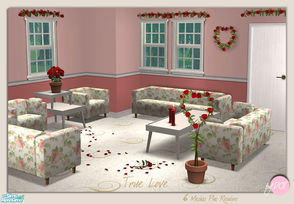 Sims 2 — True Love by DOT — True Love. Roses. 6 Meshes Plus Recolors. High Poly. Sims2 by DOT of The Sims Resource.