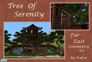 Sims 2 — Tree of Serenity by -kalisa- — This Far East community lot is a good place to meditate. Let your simmies take