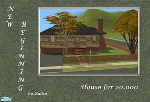 Sims 2 — New Beginning - Home for 20,000 by -kalisa- — A good house in case you want to start playing without cheats but