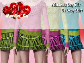 Sims 3 — -Valentine's Day Gift-Be Okay by ManGa_Ka92 — For Young Adulr and Adult :) Recolorable :) Happy Valentine's Day