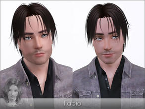 Sims 3 — Fabio by Semitone — Lipstick - http://blog.yam.com/tmnt/article/23425399 Hair -