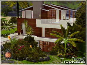 Sims 3 — Tropicana *Furnished* by ayyuff — 20x30 fully furnished house with 3 bedrooms,3 bathrooms,garage and swimming