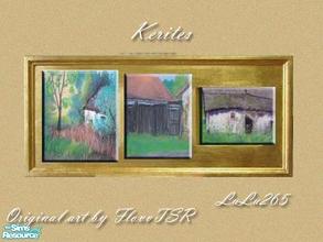 Sims 2 — Kerites by Lulu265 — A recolour of the Maxis painting \"Rolling Hills\" you will find them under this