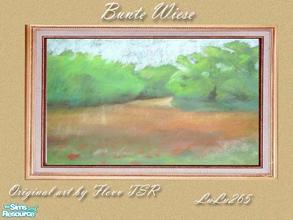 Sims 2 — Bunte Wiese by Lulu265 — A recolour of the Maxis painting \"Rolling Hills\" you will find them under