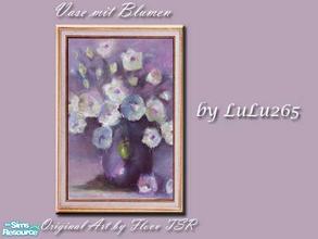 Sims 2 — Vase met Blumen by Lulu265 — A recolour of the Maxis painting \"Sky Scape\" you will find them under