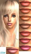 Sims 2 — American Princess Lipsticks by TheNinthWave — Included are 8 new lipsticks. I hope you enjoy! Hair by Newsea,