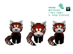 Sims 3 — Little Red Panda Toy by Flovv — Little Red Panda Toy to make kids happy. Adults will like it too! If you don't