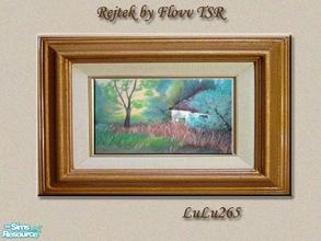 Sims 2 —  Rejtek by Lulu265 — A set of 5 paintings to decorate your walls. A recolour of :Bella squared\" they will