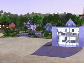 Sims 3 — 2 Sun Song Avenue Variations - CC Free by duckeggpie — I could't decide how to build a house on this lot so I