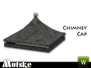 Sims 3 — Victorian Style Chimney Cap by Mutske — 3 Recolorable parts. Made by Mutske@TSR. TSRAA.