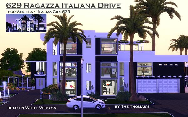 Sims 3 — 629 Ragazza Italiana Drive BW by thethomas04 — This home was built for a very wonderful artist name Angela you