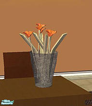 Sims 2 — Ikea Bjursta Recolor - Flowers by TheNumbersWoman — Flowers for the Ikea Dining Recolor