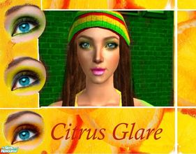 Sims 2 — Citrus Glare Set by demtay12 — 3 cirtus shadows in one set, set includes Lushois Lime, Terrific Tangerine, and