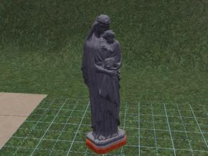 Sims 3 — Mary And Child Statue by darienmccoy2 — Perfect for Churchs,Cathedrals,Schools And Parks Too!