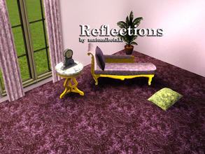 Sims 3 — Reflections by matomibotaki — Carpet pattern in brown, pink and white, 3 channel, to find under Carpet/Rug.