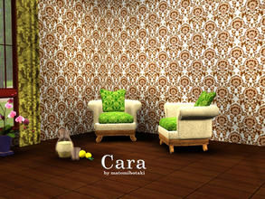 Sims 3 — Cara by matomibotaki by matomibotaki — Pattern in red, green and white, 3 channel, to find under Theme.