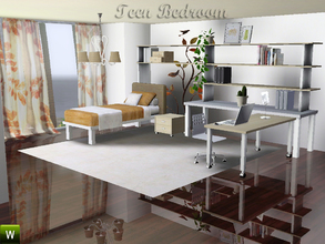 Sims 3 — Teen Bedroom by deeiutza — Think your teen sims are complicated? Why don't you spoil them with a new bedroom?
