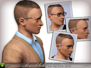 Sims 3 — Pencil behind right ear by katelys — Works as an accessory. For both genders, teen-elder.