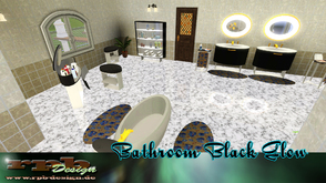 Sims 3 — bathroom Black Glow by ruhrpottbobo — modern bathroom black glow 