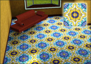 Sims 3 — Floor_ tile_Amalfi Coast 3 by saratella — Tiles with Fantasy from Amalfitan Coast - NOT recolorable