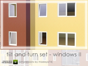 Sims 3 — Tilt and Turn Set - Windows 2 by madaya74 — This is the second part of Tilt and Turn Set. 6 single windows 1x1 6