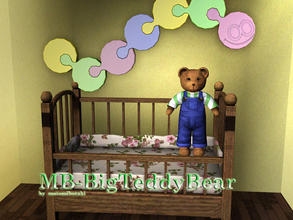 Sims 3 — MB-BigTeddyBear by matomibotaki — MB-BigTeddyBear by matomibotaki, a bigger teddybear not only for the kids, new