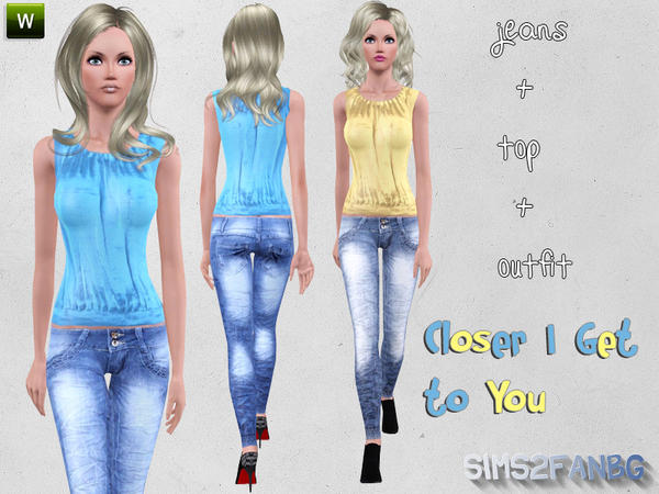 Sims 3 — Closer I Get to You by sims2fanbg — .:Closer I Get to You:. Items in this Set: Top in 3