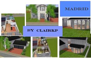 Sims 3 — Madrid by clairkp — ClairKP Home Designs presents The Madrid a contempary family home of 3 bedrooms, 2.5