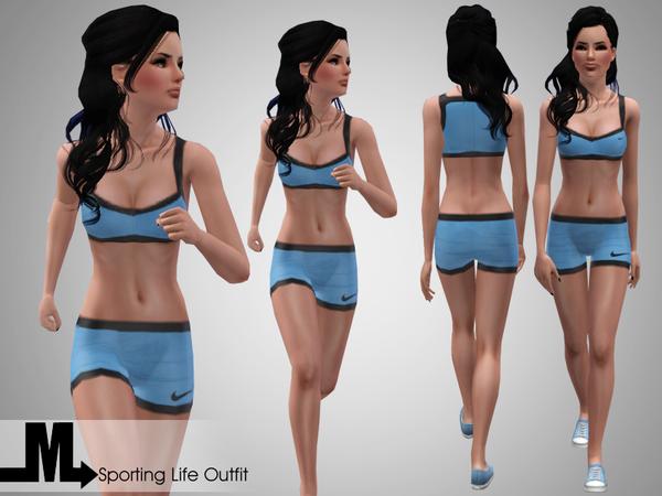 Sims 3 — Sporting Life Outfit by miraminkova — This sport outfit is definitely a must have for those sunny days perfect