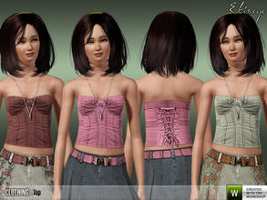 Sims 3 — Ekinege - Army Corset (Teen) - S53 by ekinege — For teen girls.
