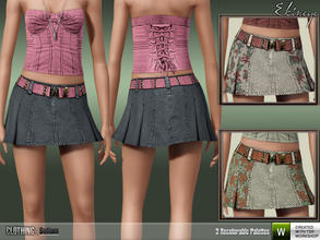 Sims 3 — Ekinege - Army Skirt (Teen) - S53 by ekinege — For teen girls.