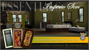 Sims 3 — 3DL Imperio Sim Fake Window Wall Lamp by eddielle — 3DL Imperio Sim Fake Window Wall Lamp----Give style and