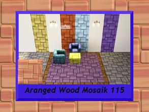 Sims 3 — Aranged Wood Mosaik 115 by engelchen1202 — Aranged Wood Mosaik 115 Modernes Holz Mosaik