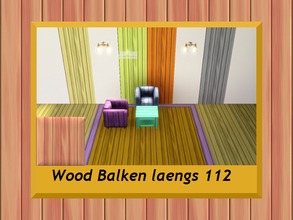 Sims 3 — Wood Balken laengs 112  by engelchen1202 — Wood Planks laengs 112 Holzbalken laengs
