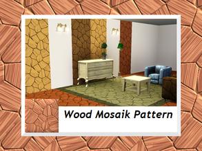 Sims 3 — einfarbiges Mosaik Holzmuster by engelchen1202 — einfarbiges Mosaik Holzmuster Mosaik Wood Pattern get the