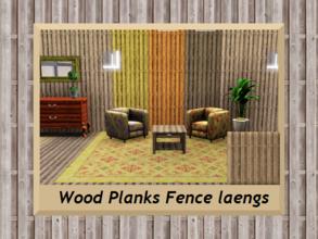 Sims 3 — Wood Planks Fences laengs - Pattern by engelchen1202 — WoodPlanksFences_engelchen_laengs Holzbalken - Zaun