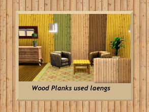 Sims 3 — Wood Planks used laengs - Pattern by engelchen1202 — WoodPlanks_used_engel_laengs Holzbalken gebraucht