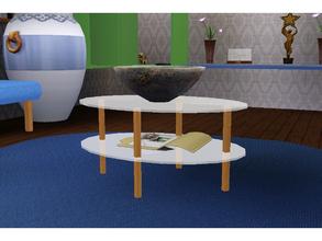 Sims 3 — Table basse double by lilliebou — You can find this coffee table in the coffee tables section for 250 Simoleons.