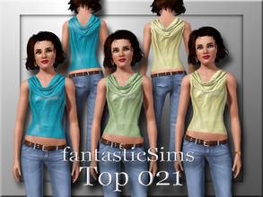 Sims 3 — fantasticSims Top 021 by fantasticSims — Spring Collection 2011. This stylish yet casual top is perfect for
