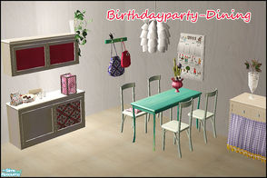 Sims 2 — Birthdayparty - Dining by steffor — the dining room