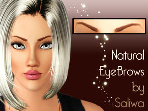 Sims 3 — Natural Eyebrows for Ladies by saliwa — Eyebrows for Female Sims.