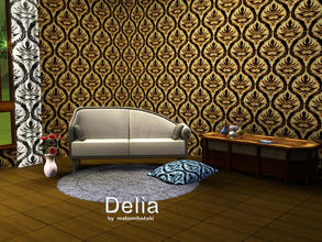 Sims 3 — Delia by MB by matomibotaki — Pattern in yellow, red and light green , 3 channel, to find under Theme.