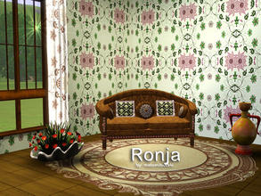 Sims 3 — Ronja by MB by matomibotaki — Pattern in pink, green and light yellow , 3 channel, to find under Theme.