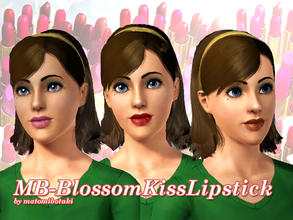 Sims 3 — MB-BlossomKissLipstick by matomibotaki — Lipstick for your sims-ladies by matomibotaki.