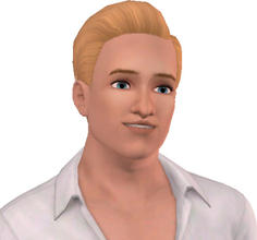Sims 3 — Josh Bryant by andrewjameswilliams2 — A single male Sim with blond hair, a good brain and a athletic body to